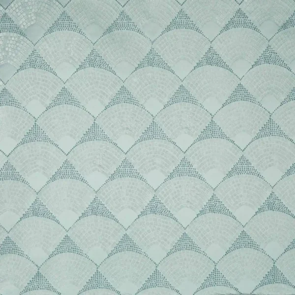 Radiate Fabric - Mineral by blue geometric jacquard fabric from Prestigious Textiles