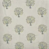 multicolour botanical embroideried fabric from Prestigious Textiles
