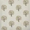 multicolour botanical embroideried fabric from Prestigious Textiles