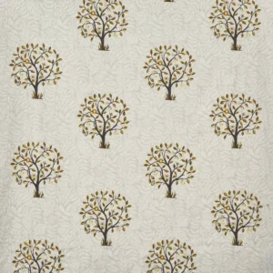 multicolour botanical embroideried fabric from Prestigious Textiles