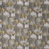 black-grey botanical jacquard fabric from Prestigious Textiles