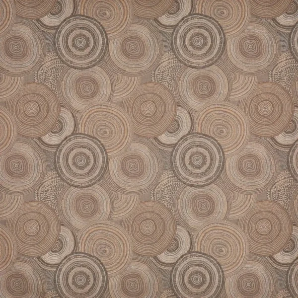 Chinchiro Fabric - Stone by black-grey geometric cotton fabric from Prestigious Textiles