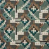 green geometric cotton fabric from Prestigious Textiles