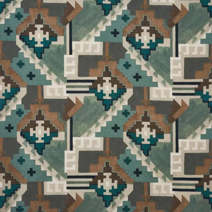 Machu Picchu Fabric - Mineral swatch