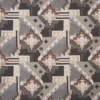 black-grey geometric cotton fabric from Prestigious Textiles