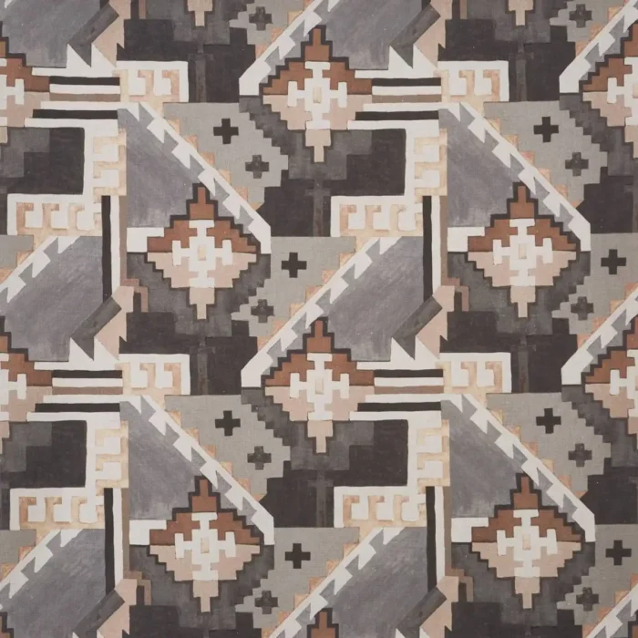 Machu Picchu Fabric - Stone swatch