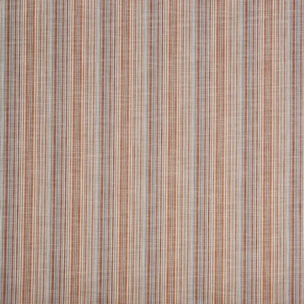Mavila Fabric - Umber by orange striped woven fabric from Prestigious Textiles