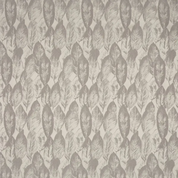 Bonsai Fabric - Pampas by black-grey botanical printed fabric from Prestigious Textiles
