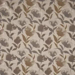 black-grey botanical jacquard fabric from Prestigious Textiles