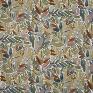 green botanical cotton fabric from Prestigious Textiles
