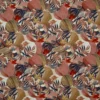orange botanical cotton fabric from Prestigious Textiles