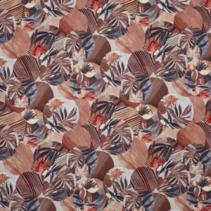 multicolour botanical cotton fabric from Prestigious Textiles