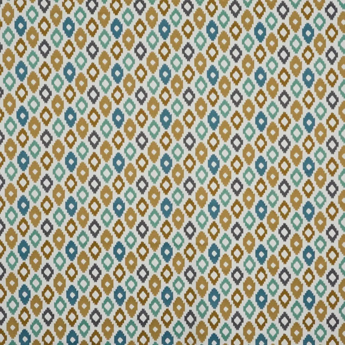 Cassia Fabric - Honey by multicolour geometric misc fabric from Prestigious Textiles