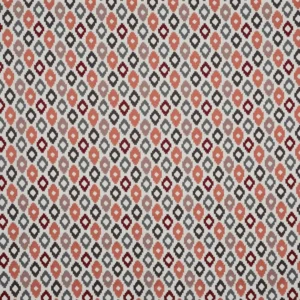 multicolour geometric embroideried fabric from Prestigious Textiles