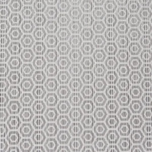 black-grey geometric jacquard fabric from Prestigious Textiles