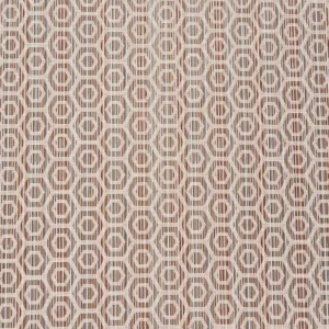 orange geometric jacquard fabric from Prestigious Textiles