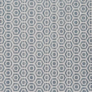 blue geometric jacquard fabric from Prestigious Textiles
