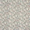 green botanical embroideried fabric from Prestigious Textiles