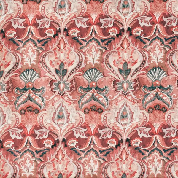 Hollyrood Fabric - Cherry by pink traditional cotton fabric from Prestigious Textiles