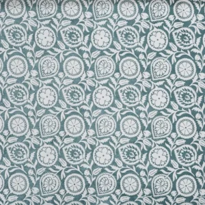 green botanical jacquard fabric from Prestigious Textiles