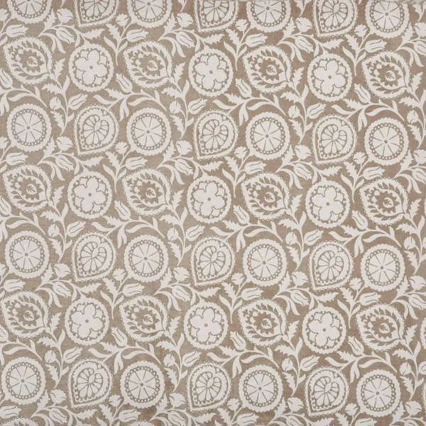 Lancaster Fabric - Vintage by neutral botanical jacquard fabric from Prestigious Textiles