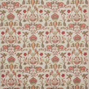 multicolour botanical embroideried fabric from Prestigious Textiles