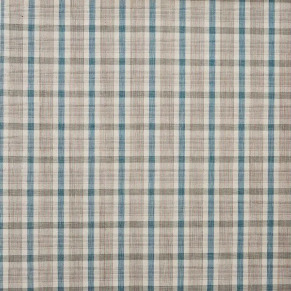 Topiary Fabric - Sweetpea by blue checked woven fabric from Prestigious Textiles
