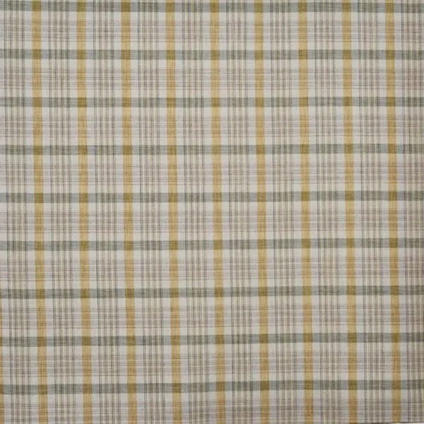 Topiary Fabric - Daffodil by yellow checked woven fabric from Prestigious Textiles