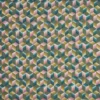 green geometric jacquard fabric from Prestigious Textiles