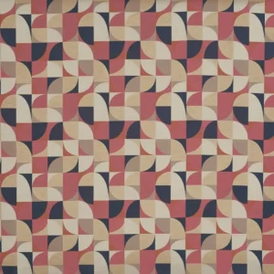 multicolour geometric jacquard fabric from Prestigious Textiles