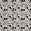 black-grey geometric jacquard fabric from Prestigious Textiles