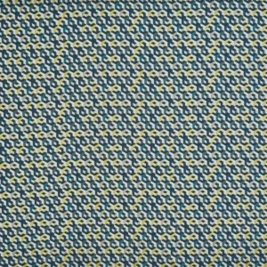 blue geometric jacquard fabric from Prestigious Textiles