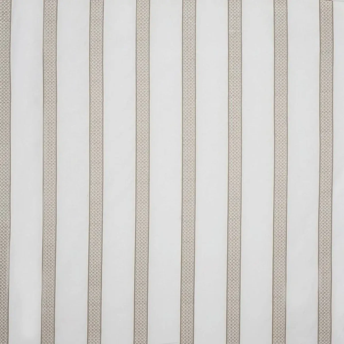 neutral striped embroideried fabric from Prestigious Textiles