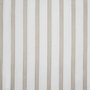 neutral striped embroideried fabric from Prestigious Textiles