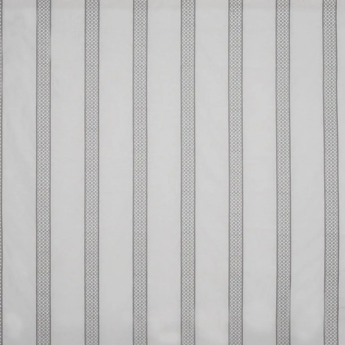 Pergola Fabric - Frost by blue striped embroideried fabric from Prestigious Textiles