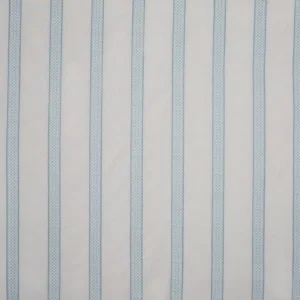 blue striped embroideried fabric from Prestigious Textiles