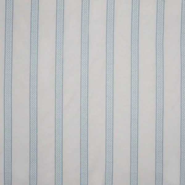 Pergola Fabric - Bluebell by blue striped embroideried fabric from Prestigious Textiles