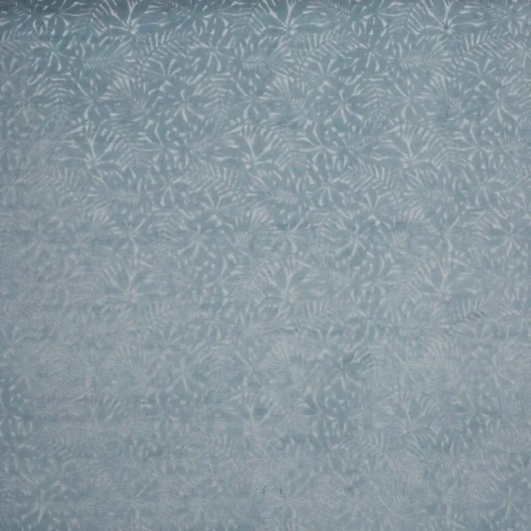 blue botanical velvet-chenille fabric from Prestigious Textiles