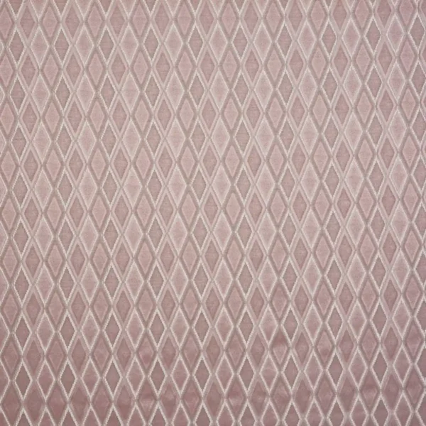 Apollo Fabric - Rose Quartz by pink geometric jacquard fabric from Prestigious Textiles