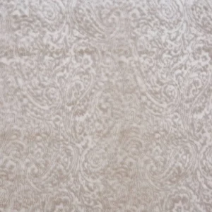 white traditional velvet-chenille fabric from Prestigious Textiles