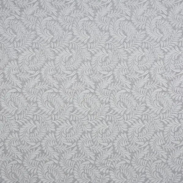 Eclipse Fabric - Mercury by blue botanical jacquard fabric from Prestigious Textiles