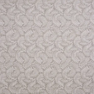 black-grey botanical jacquard fabric from Prestigious Textiles