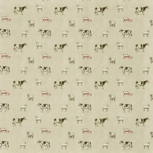 yellow animal cotton fabric from Prestigious Textiles