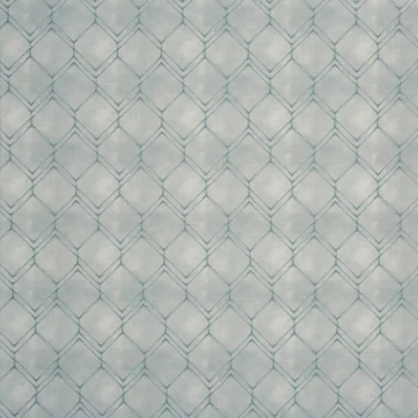 Arbour Fabric - Porcelain by blue geometric cotton fabric from Prestigious Textiles