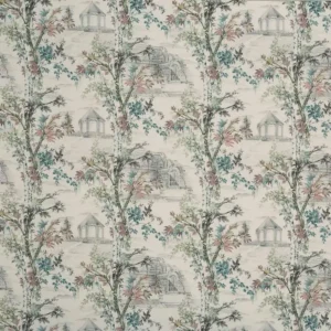 multicolour botanical cotton fabric from Prestigious Textiles