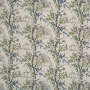 multicolour botanical cotton fabric from Prestigious Textiles