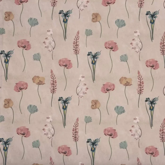 Flower Press Fabric - Rose Water swatch