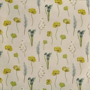 multicolour botanical cotton fabric from Prestigious Textiles