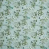 blue botanical cotton fabric from Prestigious Textiles