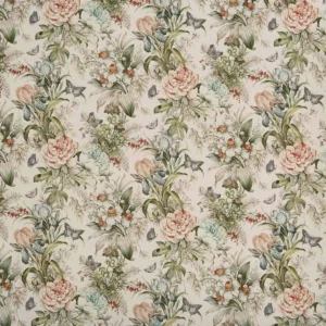 multicolour botanical cotton fabric from Prestigious Textiles